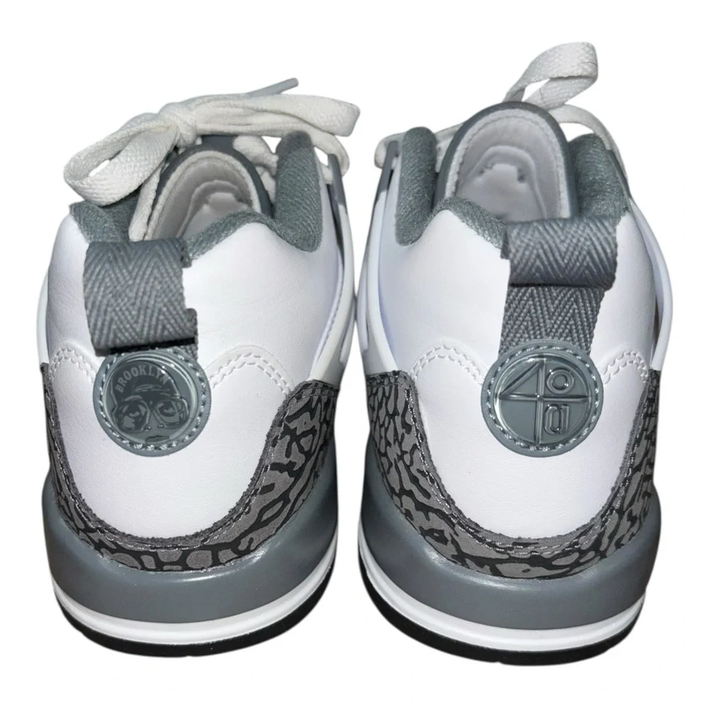 Jordan Youth 7Y Spizike Low White Anthracite‎ Wolf Grey Cool Grey (Wore Once)